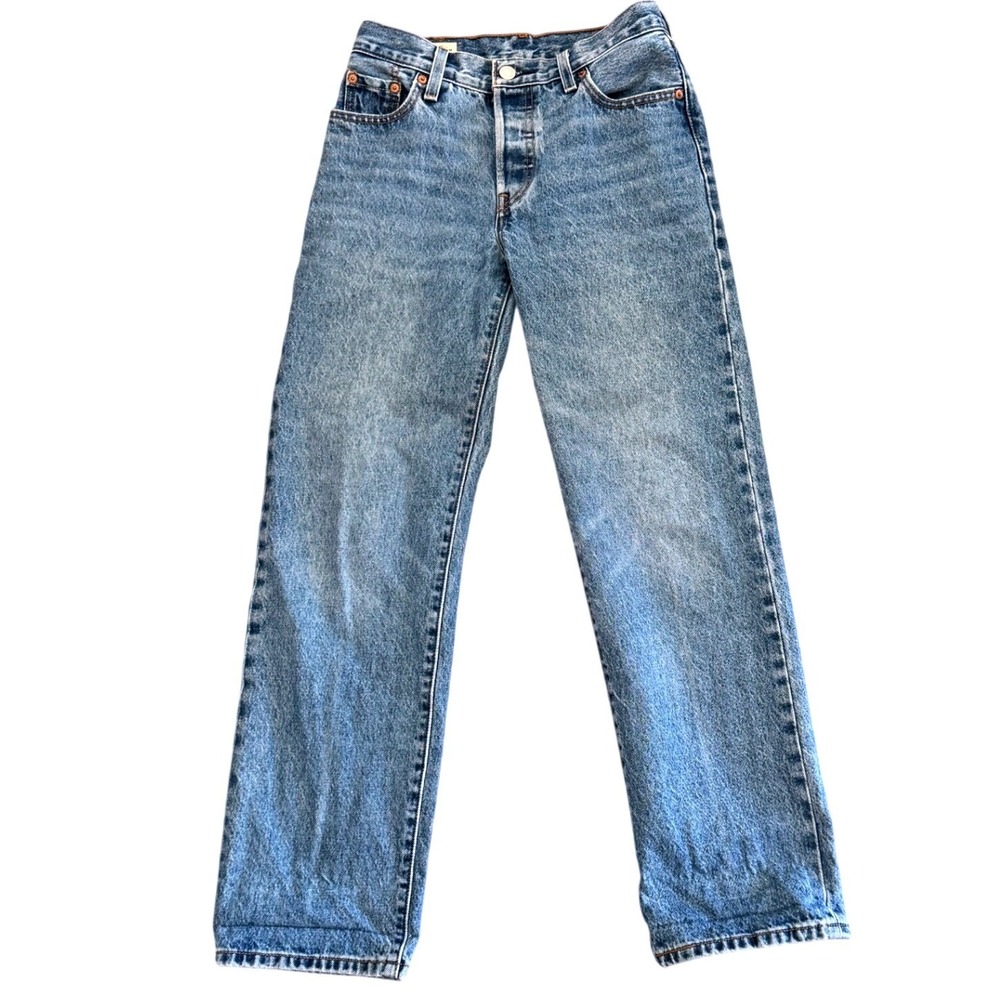 Levi's Premium 501 '90s Women's Jeans Loose Fit Straight Leg Mid Rise W23 L30